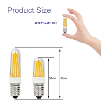 Ampoule à filament LED E12 E14 2W 4W AC 110V 220V Éclairage à 360 degrés pour lustres et lampes décoratives d'intérieur