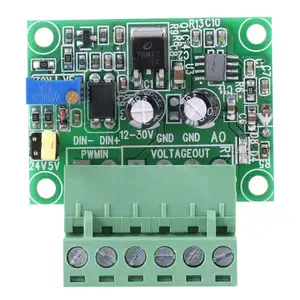 Módulo de frecuencia a voltaje, convertidor de voltaje analógico, 3,3 V/5V/24V, 0-100%, 100HZ-3KHZ, PWM a 0-10V/0-5V