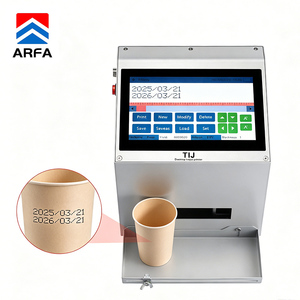 Newest ARFA Desktop Intelligent Industrial Inkjet Printer for Card Plastic <b>Paper</b> Logos/Dates Printing-Semi-Automatic - Product Image 1