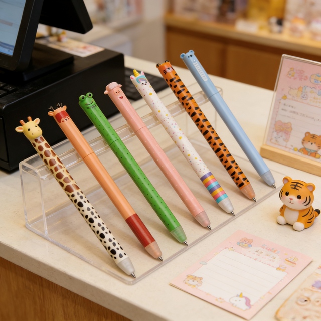 YF PEN Erasable 0.7mm Gel Pen with Blue Ink Plastic Body Promotional for School Use Custom Logo Option
