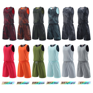 Double-sided basketball jersey printing, basketball game, campus training, quick-drying, breathable vest. - Product Image 2