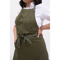 Duolai Custom Logo Polyester Katoen Waterdichte Bakker Bar Bib Schort Voor Chefs Voor Restaurants Keuken Coffeeshop Koken Lage Moq