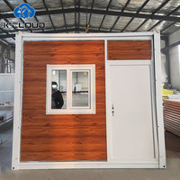 Conteneur pliable Mobile de luxe à grain de bois de haute qualité, maison Standard, meuble de bureau