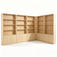 Vitrine Moderne en Bois avec Étagères Réglables – Prix de Gros pour Achat en Vrac