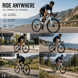 Eje Pasante para Disco de Freno - 24 Velocidades Aero Racing para Ciclismo Competitivo y Entrenamiento de Triatlón R12pro (SP) 26yrd-RS-24S, Hy - Product Image 2