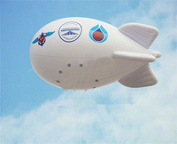 Promocional personalizado de helio inflable zeppelin publicidad inflable dirigible