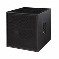 Boîte à musique professionnelle en bois de 18 \ "Subwoofer Single Bass Horn-Équipement de sonorisation audio actif ou passif durable