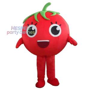 Disfraces de Cosplay Temáticos de Frutas y Verduras (Tomate, Piña, Sandía, Fresa, Manzana) al por Mayor de HP, Disfraz de Mascota Rojo para Carnaval - Product Image 1