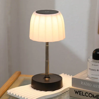 Lampe de table LED sans fil, à intensité variable au toucher, rechargeable par USB, moderne, pour chevet, bureau, chambre, salon, hôtel, restaurant