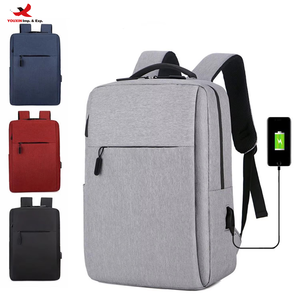 RTS Bulk Mixed Order Promotional Custom Logo Cheap Business Waterproof Light Weight USB Charger <b>Laptop</b> <b>Backpack</b> - Product Image 2