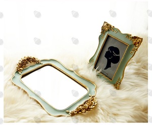 6-Inch Ánh Sáng Sang Trọng Cung Điện Retro Vàng Biên Giới Khắc Nhựa Khung Ảnh Cho Trang Trí Nội Thất - Product Image 5