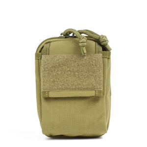 TONMO Pochette Tactique Personnalisée en Nylon 1000D Marron <span class=keywords><strong>Coyote</strong></span> Imperméable pour Téléphone, Système Molle, Outil de Survie Extérieur, Étui EDC pour Course à Pied - Product Image 1