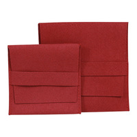 Pochette de luxe en microfibre suédée écologique pour bijoux, avec logo personnalisé, style géométrique, enveloppe cadeau avec cordon et séparateur