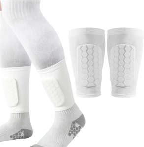 Protector de Pantorrilla Corto, EVA con Diseño de Panal, Anticolisión, Silicona Antideslizante, Alta Elasticidad, Transpirable, Específico para Fútbol - Product Image 6