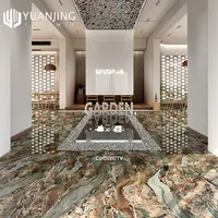 Carreaux de sol en porcelaine effet marbre Obico Rock Gold Vein, miroir, émaillés, vitrifiés, en gros, discontinués