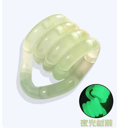 Modèle lumineux couleur jade glacé