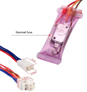 ประเทศจีนผู้ผลิตตู้เย็นอะไหล่ปิดป้องกันความร้อนฟิวส์ความร้อนสวิทช์ความร้อน Bimetal เทอร์โม