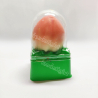 Vente en gros OEM de bâtonnets glacés 3D en forme de fruits, pêche et chocolat, 75g*12pcs/ctn, snacks congelés exotiques
