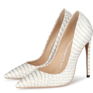 Chaussures habillées à talons aiguilles pour femmes, design spécial, imprimé animal, grande taille 47, escarpins d'été à bout pointu pour jeunes femmes - Product Image 3