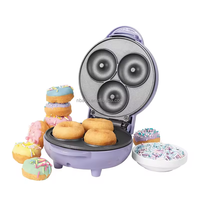 Aifa petit électroménager 3 en 1 Portable 5 pouces Surface de cuisson pop donuts omelette crêpe sandwich mini Gaufrier