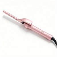 Fer à boucler professionnel en céramique ionique PTC, réglable en température, compact, pour usage quotidien à domicile, pour des boucles volumineuses