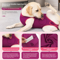 Ropa Postoperatoria Premium para Perros al por Mayor, Traje de Recuperación de Alta Elasticidad para Perros, Chaleco Quirúrgico Anti-Lamido, Directo de Fábrica