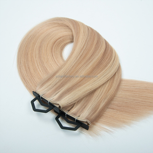 ผมต่อแบบธรรมชาติคุณภาพสูง ชนิด Butterfly Weft Genius Wefts แบบไร้รอยต่อ ผมเวอร์จิ้นแท้  แบบ Double Drawn - Product Image 4