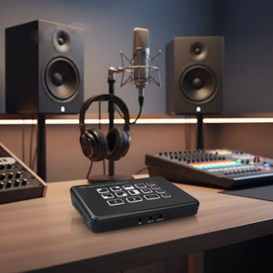 1080P 2チャンネルHDMIカメラライブストリーミングビデオミキサースイッチ 2入力2出力放送用ビデオスイッチャー PIPマイクライン入力オーディオミキシング - Product Image 2