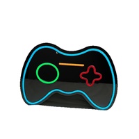 Miroir de maquillage décoratif en bois abstrait en forme de lapin, alimenté par USB, éclairage d'ambiance pour bars à domicile (2 pièces IP42)