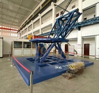 Simulateur de mouvement entièrement personnalisé, capacité de charge 500 kg, plateforme de simulation de vol 6DOF, simulateur hexapode, plateforme Stewart