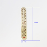 Thermomètre en métal aluminium personnalisé, adapté à l'intérieur et à l'extérieur