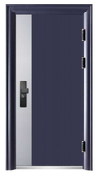 Portes de sécurité de style français, nouvelles, en métal, anti-effraction, ignifuges, en acier, porte d'entrée intérieure pour appartement