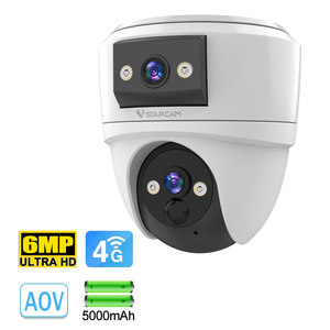 Vstarcam Caméra Dôme CCTV <span class=keywords><strong>Hybride</strong></span> Intelligente Double Lentille 6MP 3K Couleur Intégrale Carte SIM 4G Vision Nocturne Stockage Carte Mémoire Modèle OEM BG2DR - Product Image 1