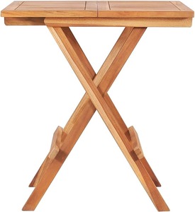 Portable Durable Wood Surface Solid Solid Acacia Wood Foldable Rectangle Picnic <b>Table</b> for Outdoor Patio or Garden Use - Product Image 1