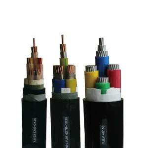 Factory fluoroplastic combination insulation Pressure Resistant Copper or Ai Conductor copper electric wire ESP power cable