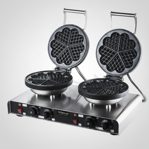 Kitchbox Industrial Commercial Flower <b>Waffle</b> <b>Maker</b> (Pack of 2) - Product Image 1