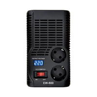 Régulateur de tension automatique KEBO AVR EW 600VA AC avec affichage numérique monophasé pour appareils électroménagers et boîtiers PC