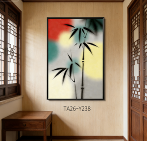 <span class=keywords><strong>Tableau</strong></span> mural en toile de bambou, peinture orientale moderne sur le thème du bambou <span class=keywords><strong>pour</strong></span> salon, <span class=keywords><strong>chambre</strong></span> <span class=keywords><strong>à</strong></span> <span class=keywords><strong>coucher</strong></span>, décoration intérieure - Product Image 3