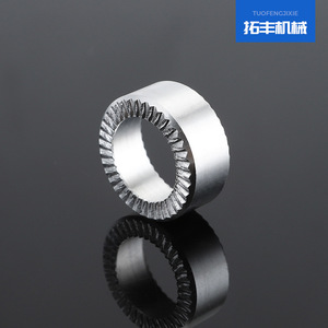 Toothed <b>Button</b> Accessory Aluminum CNC Machined Double Sided Circular Ring For <b>Push</b> <b>Button</b> <b>Switches</b> - Product Image 4