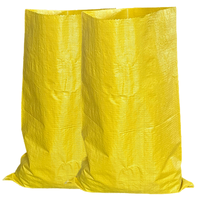 50KG 100KG Gele Polypropyleen Geweven Minerale Zakken, Heavy Duty Verpakking voor Erts, Zand, Steen, Bulk Gebruik, Fabriekslevering