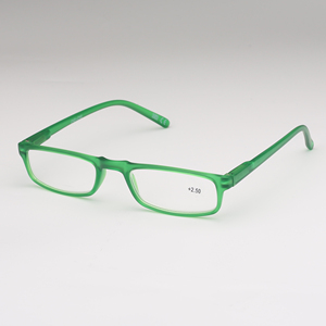 Gafas de lectura rectangulares estrechas, cómodas, de plástico, personalizadas, multicolor, unisex, OEM, modelo RP3910 - Product Image 1