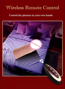 Telescopic Swing Liquid Silicone Dildo Real Flesh Touch Feeling 7 Frequency Wireless Remote Control Dildo <b>Vibrator</b> for Women - Product Image 5