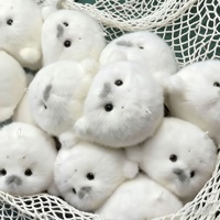 Peluche Adorable Phoque Bébé Pendentif Thème Marin pour Machine à Pinces Vente en Gros avec Rembourrage Coton PP 31cm-50cm