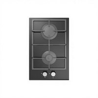 Cuisinière à gaz encastrable 2 brûleurs pour usage domestique, classe énergétique A+, protection anti-fuite – Vente en gros usine OEM/ODM