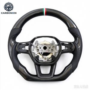 พวงมาลัยคาร์บอนไฟเบอร์สำหรับ Honda CRV HR-V Civic 11th Type R FL5 SI Acura Integra อุปกรณ์ตกแต่งรถยนต์ - Product Image 3