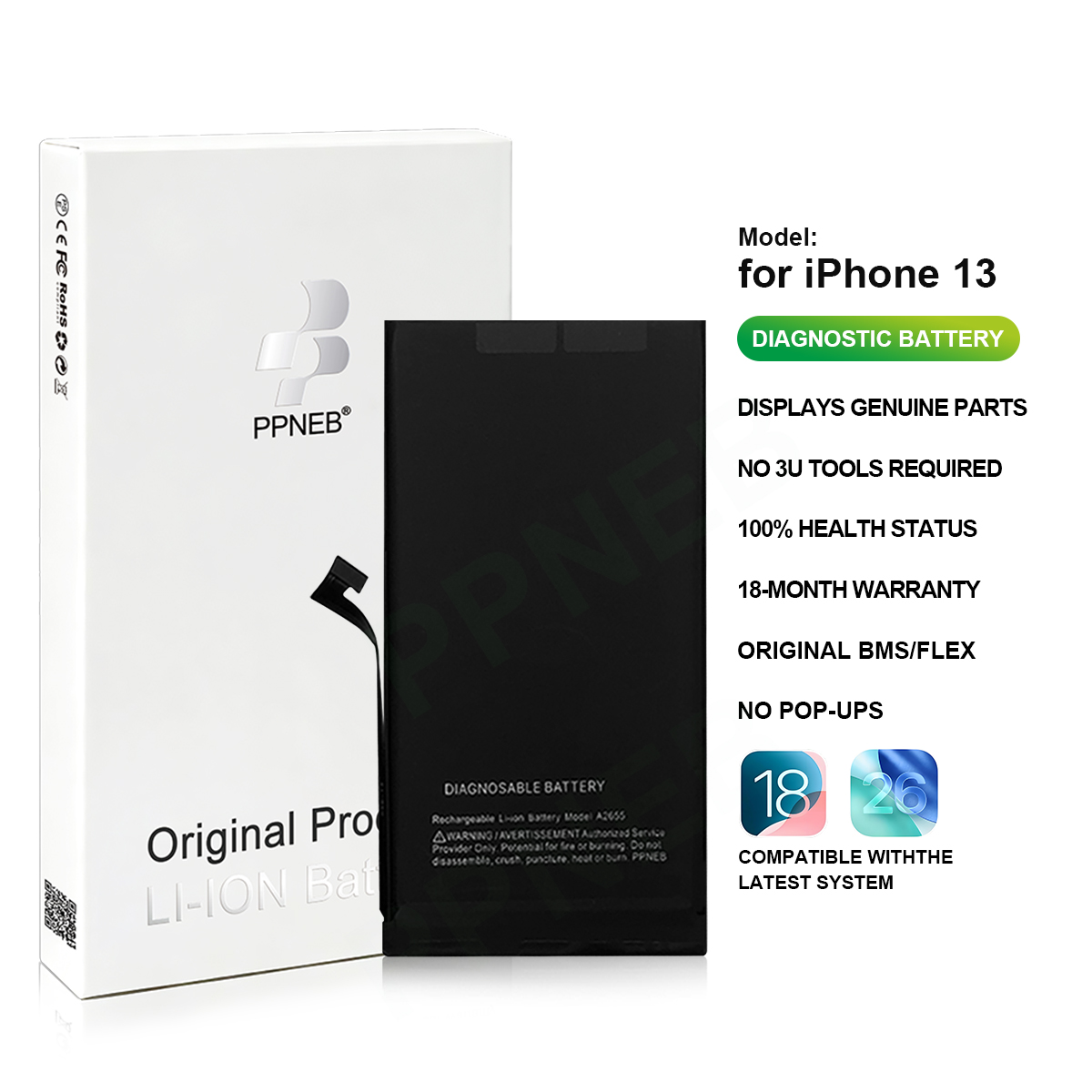 Para batería de iPhone 13
