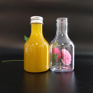 Botellas de Plástico PET Cuadradas Transparentes de 200 ml de Grado Alimenticio para Jugos, Té y Bebidas con Serigrafía - Product Image 2