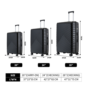 Bagages <span class=keywords><strong>cabine</strong></span> durables 20 pouces pp Bagages de marque Sacs de voyage Ensembles de valises de luxe pour femmes <span class=keywords><strong>1</strong></span> pièce pour les voyages <span class=keywords><strong>en</strong></span> plein air - Product Image 5