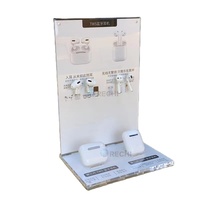 RECHI Présentoir de comptoir en acrylique pour écouteurs sportifs sans fil, supports de casques et de téléphones, et présentoir d'accessoires Pop