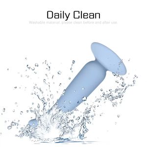 シリコーンアナルプラグ大人のおもちゃ前立腺マッサージャーG刺激器自慰行為者ディルドしかしプラグ大人の女性のためのセックス製品 - Product Image 4